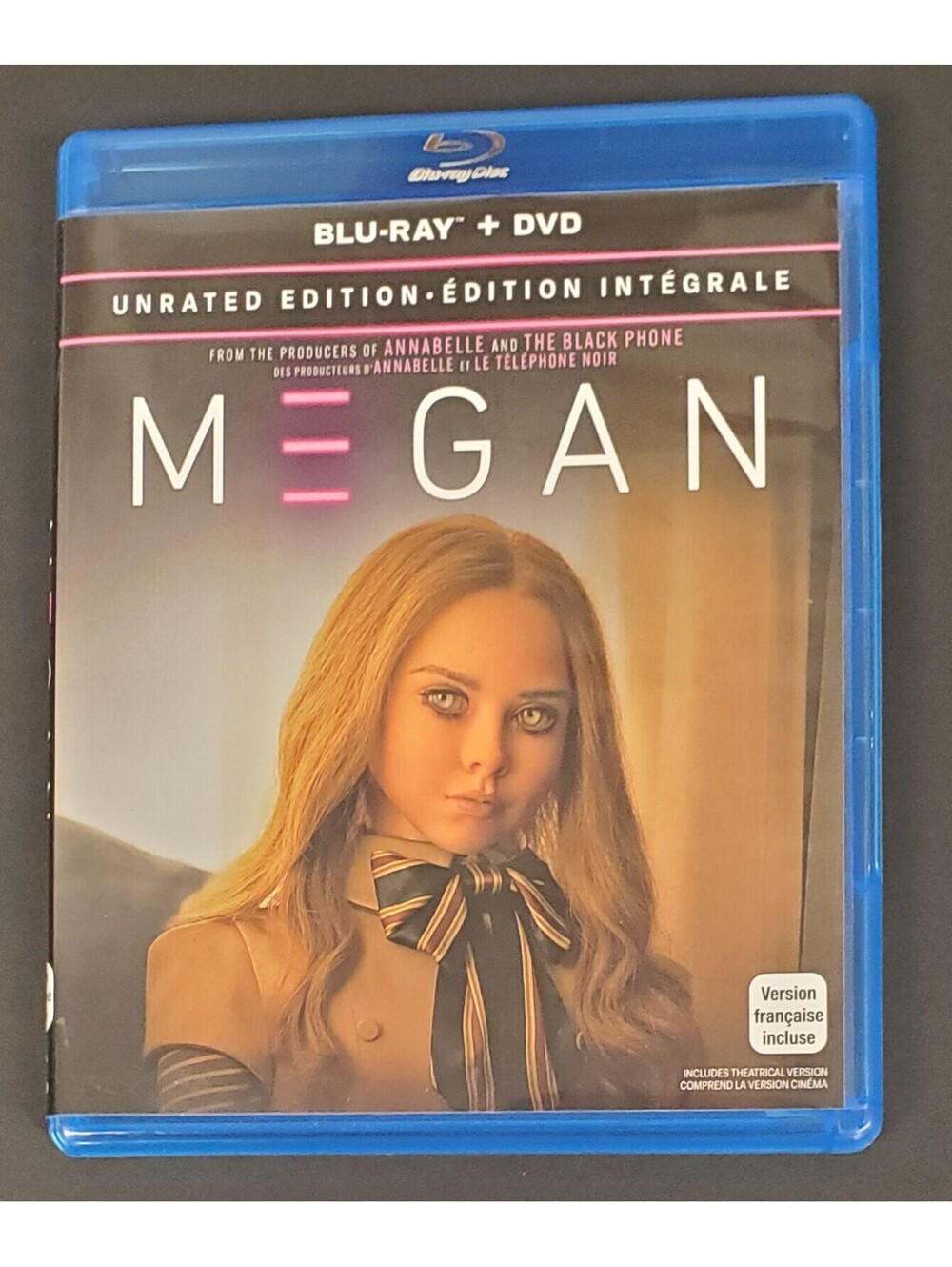 M3GAN Blu-ray + DVD Unrated Edition VG